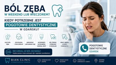 Ból zęba w weekend lub wieczorem. Kiedy potrzebne jest pogotowie dentystyczne w Gdańsku