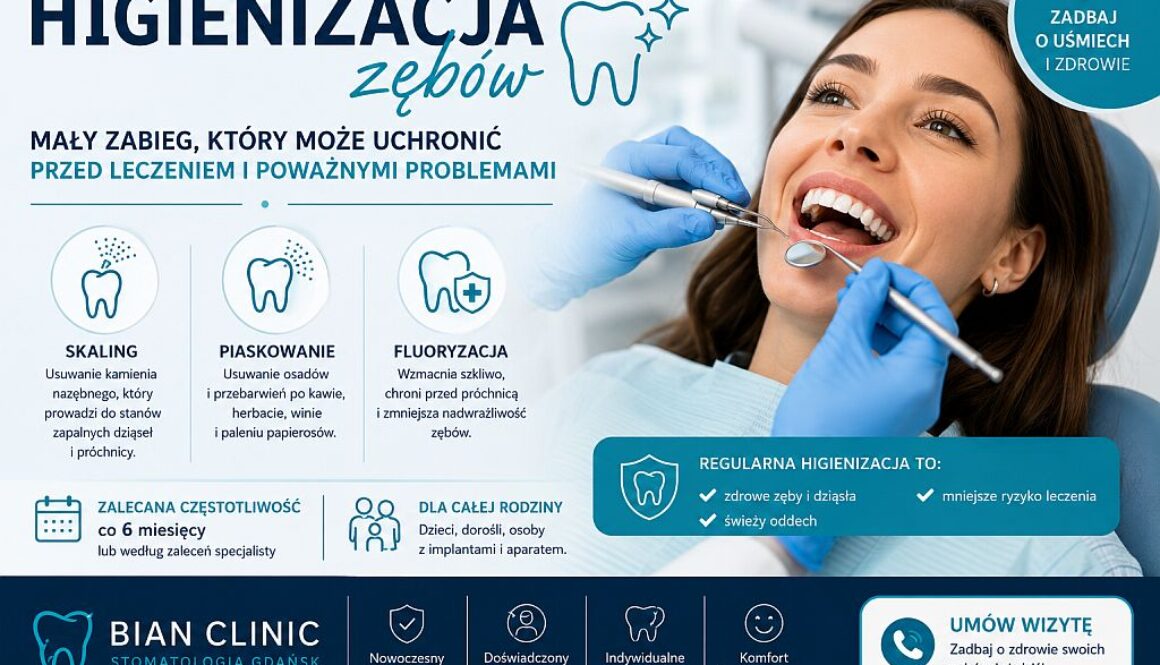 Higienizacja zębów. Mały zabieg, który może uchronić przed leczeniem próchnicy i chorobami dziąseł