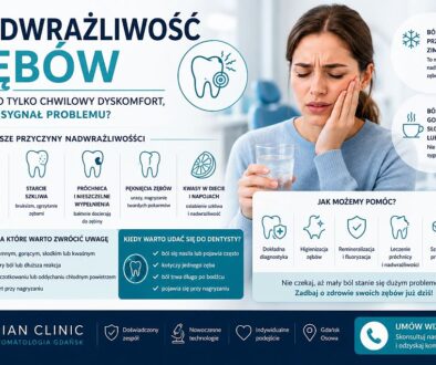 Nadwrażliwość zębów. Kiedy to tylko chwilowy dyskomfort, a kiedy sygnał problemu